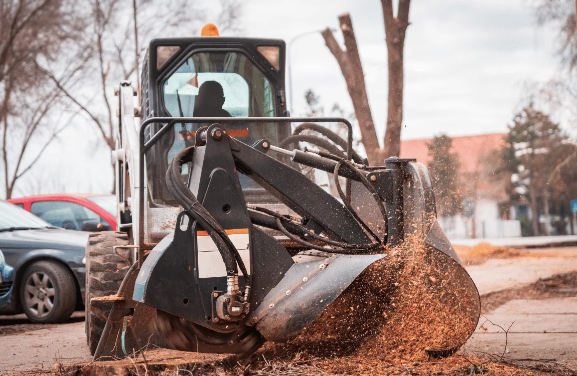 Tree Stump Removal Machine