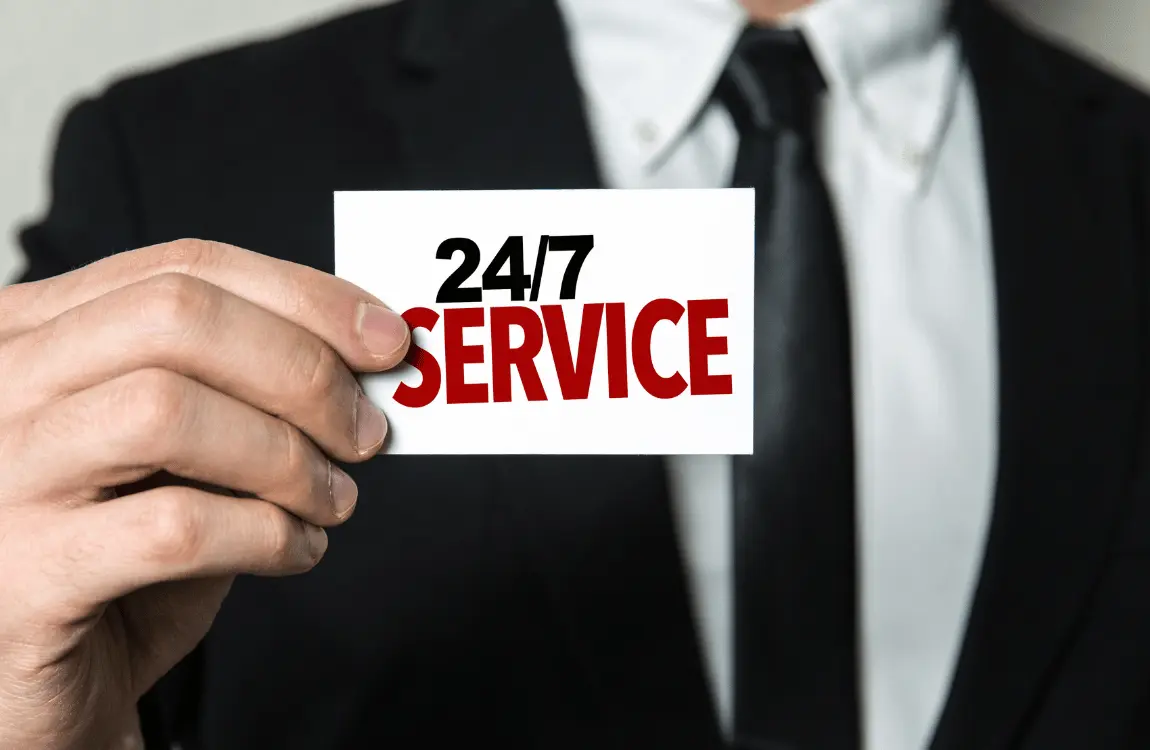 24/7 service